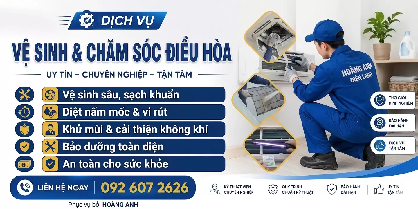VỆ SINH ĐIỀU HÒA