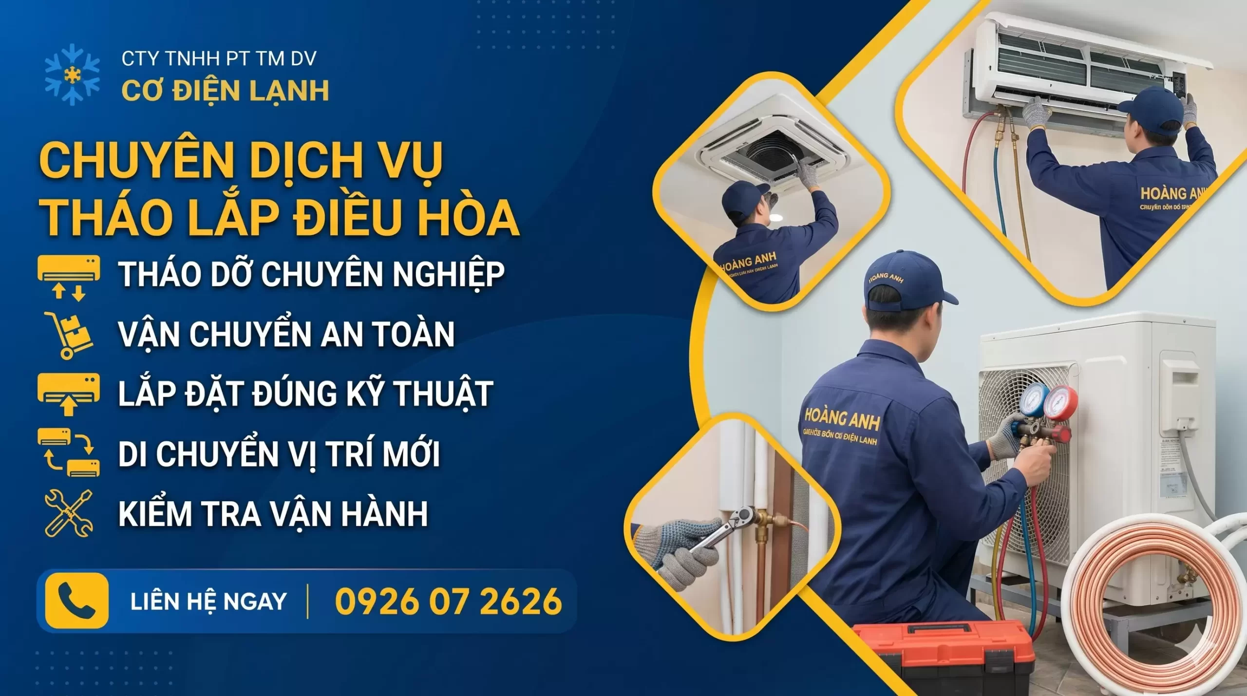 THÁO LẮP ĐIỀU HÒA