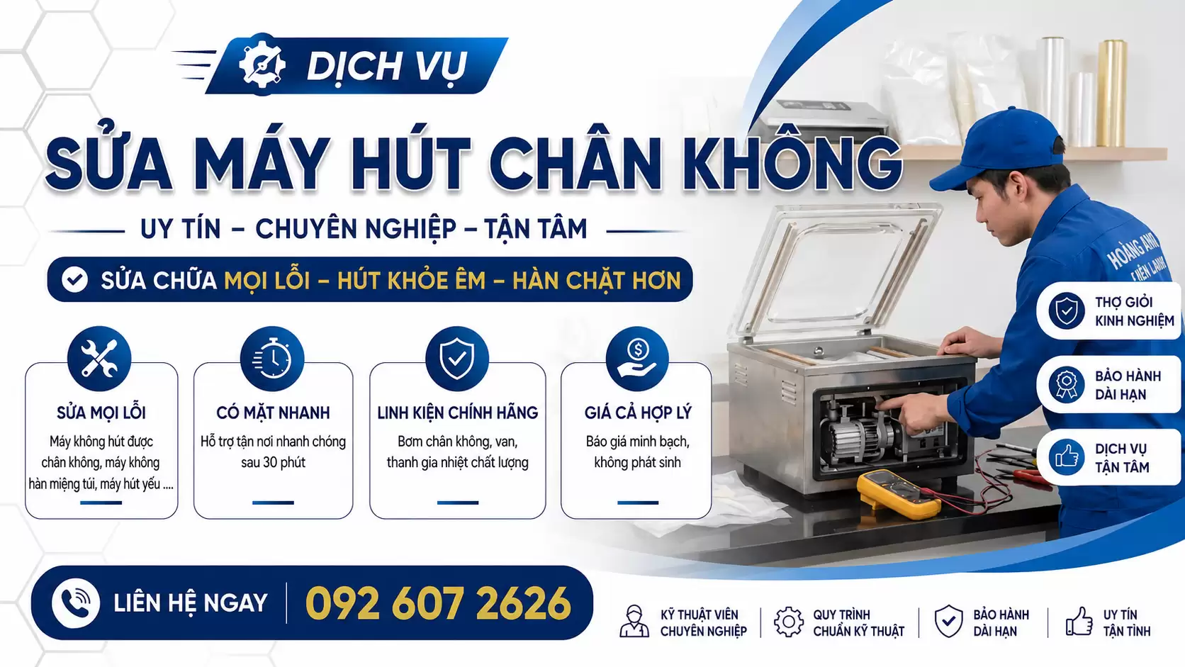 Sửa máy hút chân không